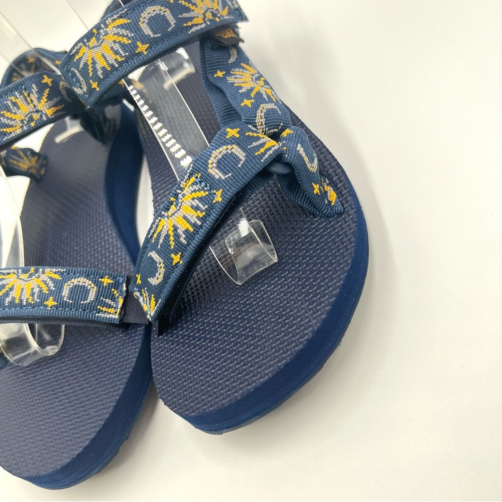 Teva Womens Original Universal Star Moon Navy Blue Sandals Shoes Size 7 NEW - Picture 6 of 13